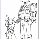 coloriage Police à imprimer gratuitement pdf
