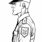 coloriage Police à imprimer gratuit