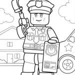 coloriage Police gratuit en ligne