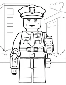 coloriage Police en ligne