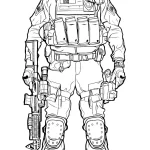 coloriage Police à imprimer pour enfant de 8 ans