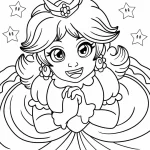 imprimer coloriage Princesse Daisy pour enfant