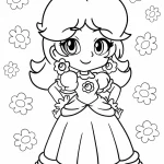 coloriage Princesse Daisy gratuit en ligne