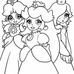 coloriage Princesse Daisy pour primaire
