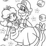 coloriage Princesse Daisy de pour enfants