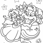 coloriage Princesse Daisy à imprimer a4
