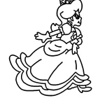 coloriage Princesse Daisy à imprimer