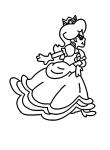 coloriage Princesse Daisy à imprimer
