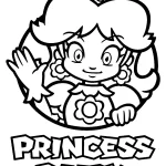 imprimer coloriage Princesse Daisy gratuit