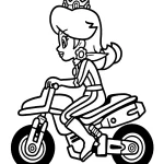 image pour coloriage Princesse Daisy enfant