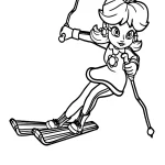 coloriage Princesse Daisy a imprimer gratuitement