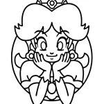 coloriage Princesse Daisy et dessin a imprimer