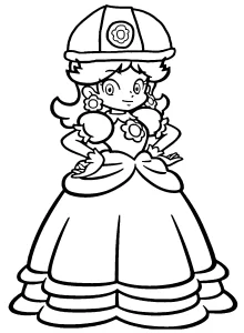 a imprimer coloriage Princesse Daisy gratuit