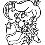 coloriage Princesse Daisy pour enfant