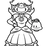 imprimer coloriage Princesse Daisy