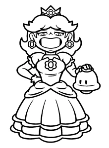 imprimer coloriage Princesse Daisy