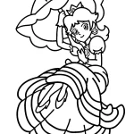 coloriage Princesse Daisy a telecharger