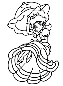 coloriage Princesse Daisy a telecharger