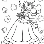 imprimer coloriage Princesse Daisy