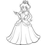 coloriage Princesse Daisy à imprimer pdf