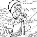 coloriage Princesse Peach en ligne