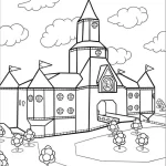 coloriage Princesse Peach à imprimer gratuitement