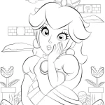 coloriage Princesse Peach en ligne pour enfant