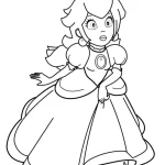 coloriage Princesse Peach d