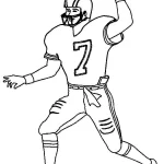 coloriage Rugby à imprimer pour enfant de 3 ans
