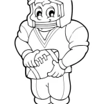 imprimer coloriage Rugby pour enfant