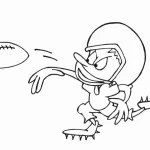 image de coloriage Rugby pour enfant
