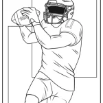 coloriage Rugby pour enfant de 7 ans