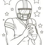 coloriage Rugby pour enfant de 5 ans