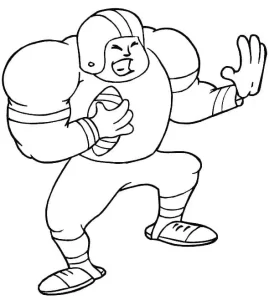 coloriage Rugby et decoupage a imprimer gratuit