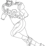 coloriage Rugby à imprimer pour enfant de 8 ans