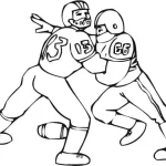coloriage Rugby et decoupage