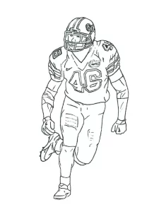 coloriage Rugby d