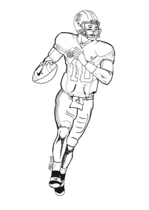 coloriage Rugby pour primaire