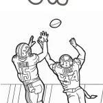 coloriage Rugby à imprimer a4