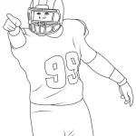 coloriage Rugby educatif pour enfant