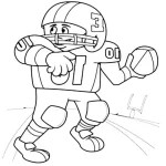 coloriage Rugby et apprentissage