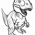 coloriage T Rex et dessins