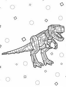 coloriage T Rex gratuit a imprimer
