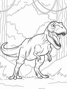 coloriage T Rex et dessins