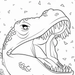 coloriage T Rex a colorier en ligne
