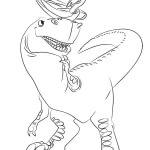 coloriage T Rex et dessin a imprimer