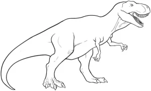 coloriage T Rex et dessins