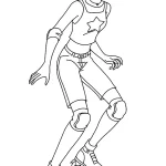 coloriage Totally Spies pour primaire