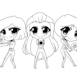 coloriage Totally Spies d