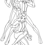 coloriage Totally Spies pour enfant gratuit